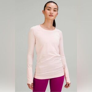 Lululemon Swiftly Tech Long Sleeve Shirt 2.0 Strawberry Milkshake W3DFKS Size 2
